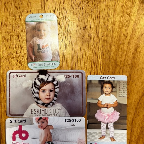 Multiple gift cards for baby items new never used - Picture 2 of 10